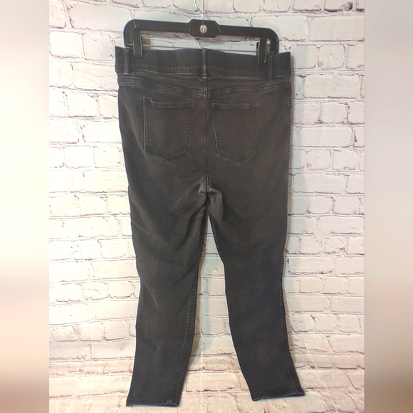 Spanx Ankle Skinny Pull On Black Jeans XL - Picture 2 of 15